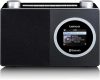 Lenco DIR-70 fekete internetes és analóg rádió Bluetooth kapcsolattal
