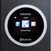 Lenco DIR-70 fekete internetes és analóg rádió Bluetooth kapcsolattal