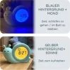 Alecto Simon BC110GN Gyerek Oktató Ébresztőóra LED Fényjelzővel, Zöld