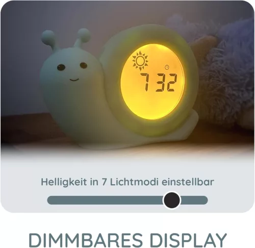 Alecto Simon BC110GN Gyerek Oktató Ébresztőóra LED Fényjelzővel, Zöld