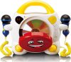 Lenco KCD-011KIDS Bluetooth 5.0 Karaoke CD-lejátszó gyerekeknek