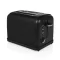 Princess 142399 Black Steel Kenyérpirító, 950W, 6 Pirítási Fokozat, Kivehető Morzsatálca, 25. Évfordulós Kiadás, Fekete