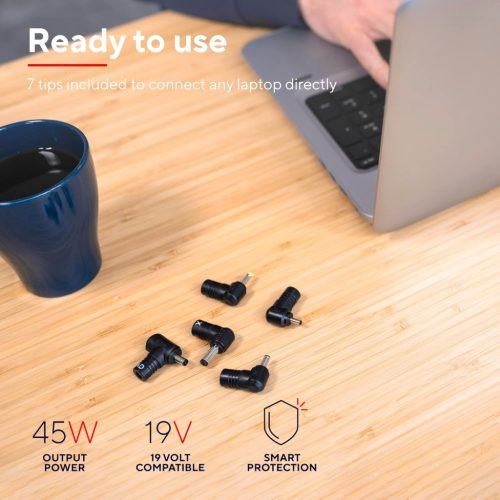 Trust 45W Univerzális Laptop Töltő Fekete