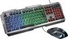 Trust GXT 845 Tural Gaming Billentyűzet és Egér Szett, 3 Színű LED Világítás, USB Csatlakozás, Olasz QWERTY Kiosztás