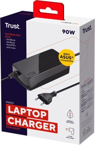 Trust Maxo 90W Laptop Töltő Asus Laptopokhoz