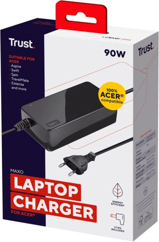 Trust 90W Laptop Töltő Acer Laptopokhoz