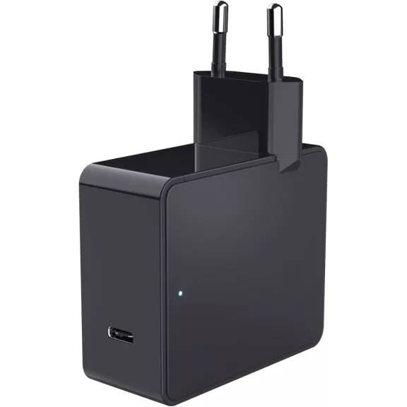 Trust Maxo 23418 USB-C Hálózati Töltő, 61 W, 100-240 V AC, 1 USB Port, 2 m Kábel, Laptop, Tablet, Telefon Kompatibilitás, Fekete