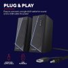Trust Gaming GXT 609 Zoxa 12W RGB Számítógép Hangszórók