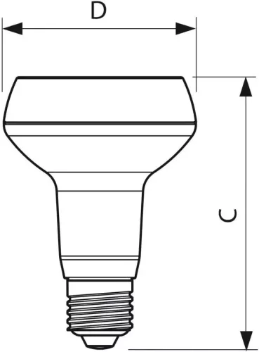 Philips Corepro LED 3.7W E27 Edison Csavart, R80 Spot Lámpa