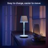 Philips Hue Go hordozható asztali lámpa, színváltós LED, fehér
