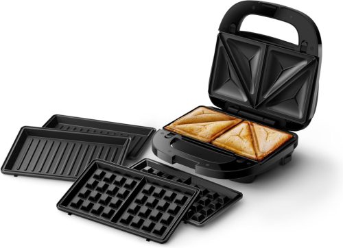 Philips 5000 Series Szendvicssütő 3 az 1-ben: Panini, Szendvics és Gofri Készítő Nonstick Lapokkal 750W