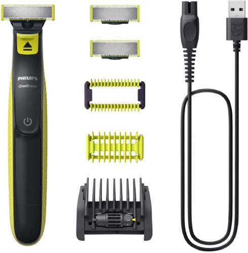 Philips OneBlade QP2824/30 - Elektromos Borotva és Testszőrzet Nyíró, Lime Zöld