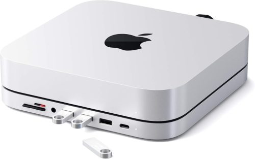 Satechi USB-C Hub Alumínium Állvány és Csatalakozó - Ezüst
