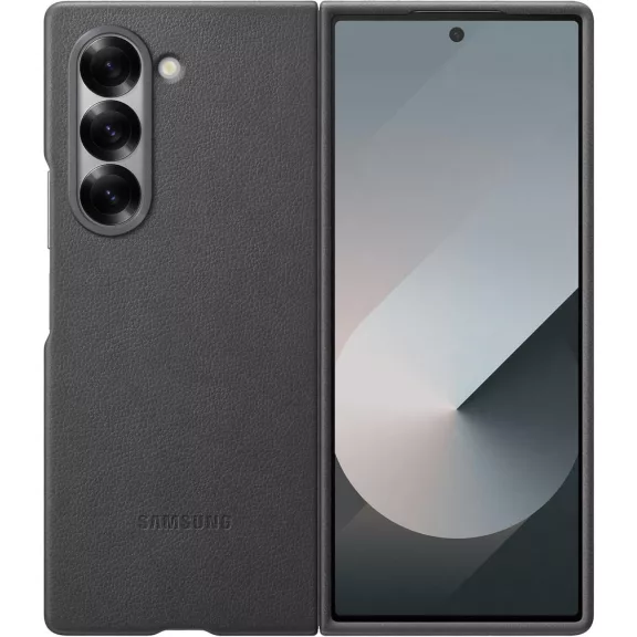Samsung Galaxy Z Fold6 Kindsuit Műbőr Tok, Polikarbonát, Poliuretán, Merev Hátlap, Puha Belső Réteg, Vékony Profil, Egyszínű, Szürke Samsung Galaxy Z Fold6 Kindsuit Műbőr Tok, Polikarbonát, Poliuretán, Merev Hátlap, Puha Belső Réteg, Vékony Profil, Egyszínű, Szürke