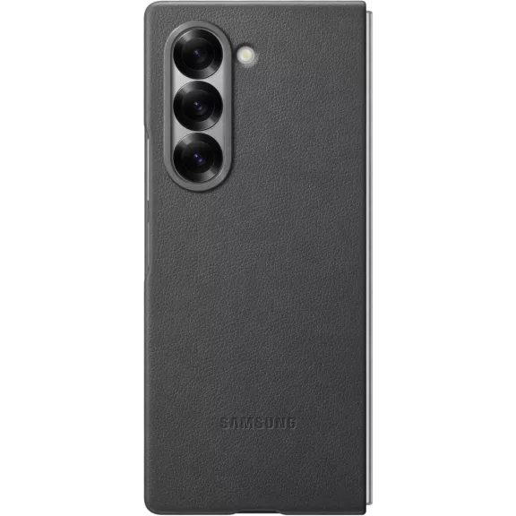Samsung Galaxy Z Fold6 Kindsuit Műbőr Tok, Polikarbonát, Poliuretán, Merev Hátlap, Puha Belső Réteg, Vékony Profil, Egyszínű, Szürke Samsung Galaxy Z Fold6 Kindsuit Műbőr Tok, Polikarbonát, Poliuretán, Merev Hátlap, Puha Belső Réteg, Vékony Profil, Egyszínű, Szürke