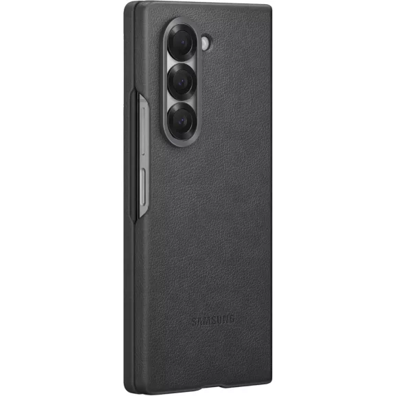 Samsung Galaxy Z Fold6 Kindsuit Műbőr Tok, Polikarbonát, Poliuretán, Merev Hátlap, Puha Belső Réteg, Vékony Profil, Egyszínű, Szürke Samsung Galaxy Z Fold6 Kindsuit Műbőr Tok, Polikarbonát, Poliuretán, Merev Hátlap, Puha Belső Réteg, Vékony Profil, Egyszínű, Szürke