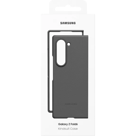 Samsung Galaxy Z Fold6 Kindsuit Műbőr Tok, Polikarbonát, Poliuretán, Merev Hátlap, Puha Belső Réteg, Vékony Profil, Egyszínű, Szürke Samsung Galaxy Z Fold6 Kindsuit Műbőr Tok, Polikarbonát, Poliuretán, Merev Hátlap, Puha Belső Réteg, Vékony Profil, Egyszínű, Szürke
