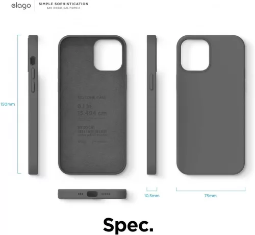 Elago Prémium Szilikon Telefontok az iPhone 12 / 12 Pro-hoz
