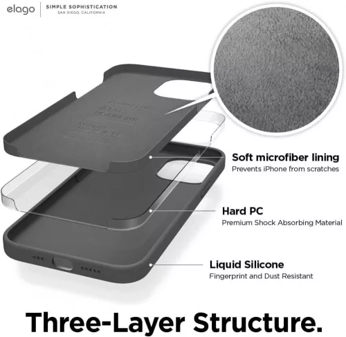 Elago Prémium Szilikon Telefontok az iPhone 12 / 12 Pro-hoz