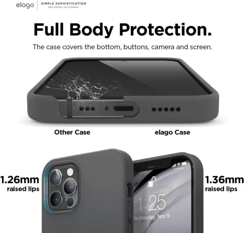 Elago Prémium Szilikon Telefontok az iPhone 12 / 12 Pro-hoz