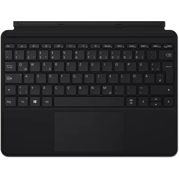   Microsoft Surface Go Type Cover, Mechanikus Billentyűzet, Háttérvilágítás, Bluetooth, Nagy Trackpad 9,9cm X 5,6cm, Alcantara, Tablet, Fekete