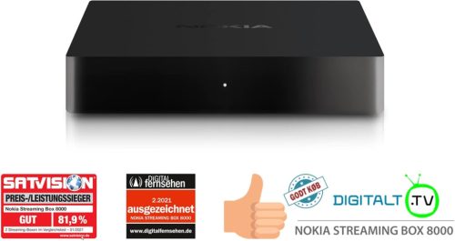 Nokia 8000 4K Android TV Box beépített Chromecasttal