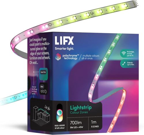 LIFX 1m Wi-Fi Okos LED Fénycsík Polychrome Technológiával
