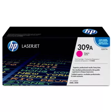   HP Q2673A 309A Eredeti Toner Kazetta, Magenta, Lézernyomtató, 4000 Oldal Kapacitás, 1 db Csomag, Standard, HP Color LaserJet