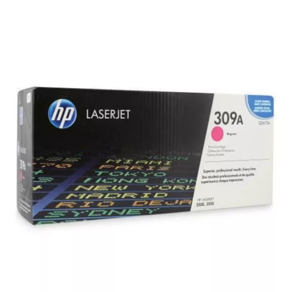 HP Q2673A 309A Eredeti Toner Kazetta, Magenta, Lézernyomtató, 4000 Oldal Kapacitás, 1 db Csomag, Standard, HP Color LaserJet HP Q2673A 309A Eredeti Toner Kazetta, Magenta, Lézernyomtató, 4000 Oldal Kapacitás, 1 db Csomag, Standard, HP Color LaserJet