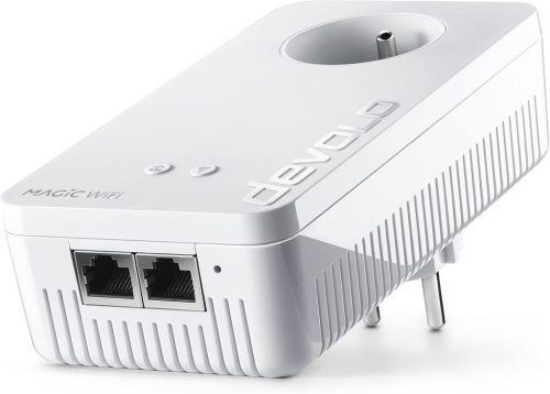 Devolo Magic 2 WiFi 6 Hálózati Adapter, Fehér, 2400 Mbit/s, 7,6 x 4 x 15,2 cm, 374 g