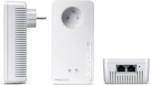 Devolo Magic 2 WiFi 6 Hálózati Adapter, Fehér, 2400 Mbit/s, 7,6 x 4 x 15,2 cm, 374 g