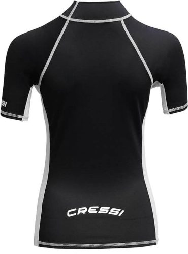 Cressi Rövid Ujjú Rash Guard Védőpóló, Különleges Rugalmas Anyagból, UV/UPF 50+ Napvédelemmel