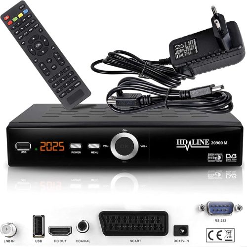 HD-Line 20900 Full HD 1080p Digitális Műholdvevő