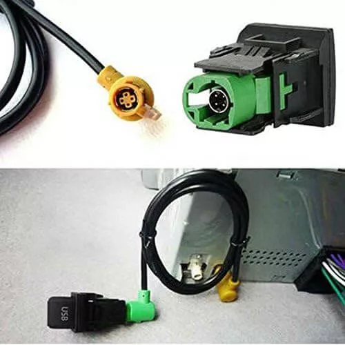 ENJOY-UNIQUE Autós USB Kábel Adapter Kapcsolóval Volkswagen RCD510 RCD310 RNS315+ VW Golf Jetta MK6 Polo Touran Tiguan Scirocco modellekhez