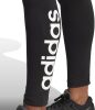 adidas Essentials Linear Női Sportlegging, L (Fekete-Fehér)