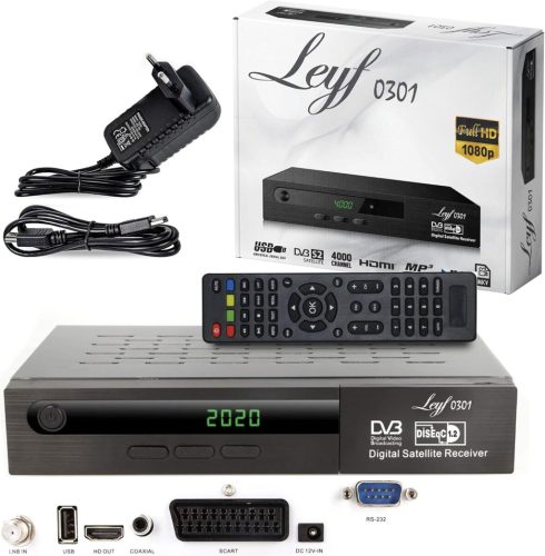 Leyf HD-S2 Digitális Műholdvevő PVR Felvétellel