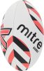 Mitre Sabre 4-es Méretű Rugby Edzőlabda - Fehér, Fekete, Narancssárga