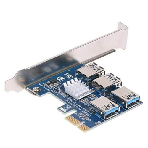 YinaLoi PCIe 1 a 4 PCI-Express 16X Riser Kártya