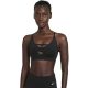 Nike Wmns Dri-FIT Indy Strappy Párnázott Sportmelltartó – S (Fekete)