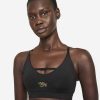 Nike Wmns Dri-FIT Indy Strappy Párnázott Sportmelltartó – S (Fekete)