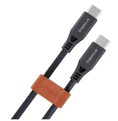 Ontekka USB-C - USB-C Kábel, 1.2m - Szürke