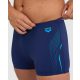 arena Swim Short Graphic Mintás Férfi Úszónadrág, 85-ös méret, Kék