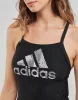 Adidas Big Logo Egyberuha Úszóruha, Fekete, F: 38