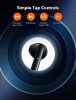 KAEW Bluetooth 5.2 Vezeték Nélküli Fülhallgató, IPX5 Vízálló, 30 Óra Lejátszási Idő, Fekete