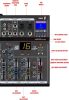 Weymic F7-Pro 7-csatornás USB Audio Mixer