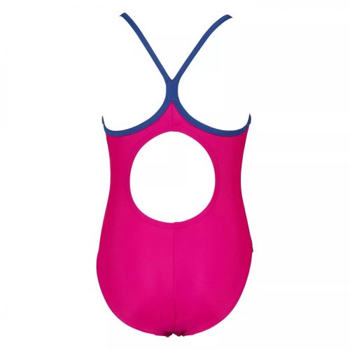 Arena Logo Kids Girl One Piece Gyermek Fürdőruha Rózsaszín-Türkiz 8-9 éveseknek
