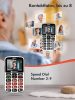 SweetLink S3PLUS 4G Senior Mobiltelefon 1400 mAh SOS Gombbal