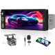 ALLTOBIT 1 DIN Bluetooth Autórádió CarPlay és Android Auto támogatással, 6.9 hüvelykes érintőkijelzővel