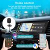 ALLTOBIT 1 DIN Bluetooth Autórádió CarPlay és Android Auto támogatással, 6.9 hüvelykes érintőkijelzővel