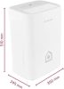 Ariston Deos 16s Wi-Fi Képes Hordozható Párátlanító, 16 Liter/Nap, Fehér